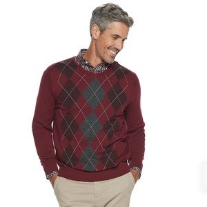 Croft & Barrow Easy Care V-neck sweater.